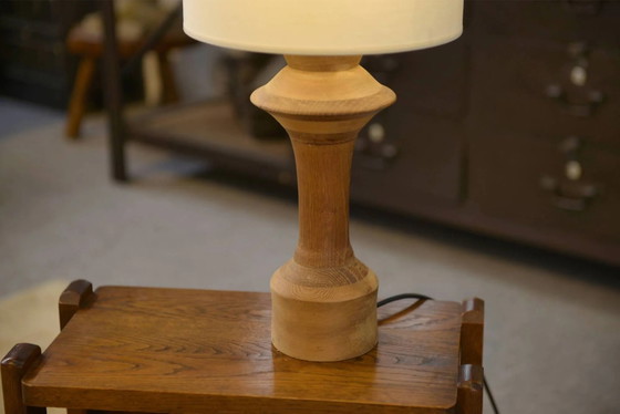 Eiken lamp uit de jaren 50 – Tafellampen, Vintage (photo 3 of 10)