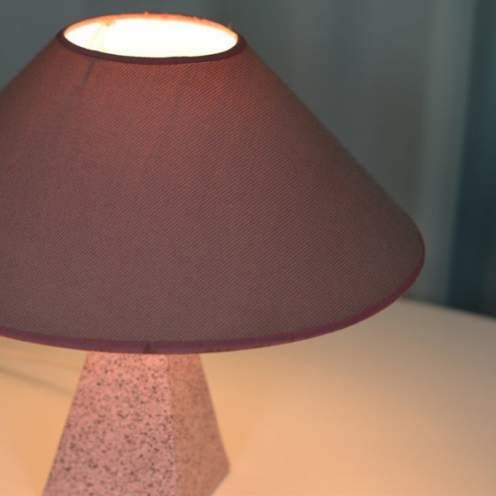 Image 1 of 2x pyramidal Memphis table lights