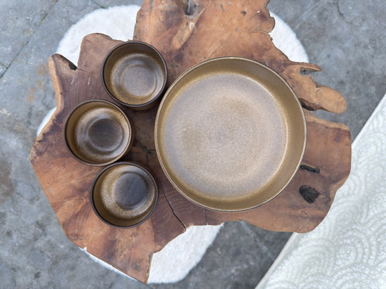 Set di Ciotole Vintage in Terracotta – 4 Pezzi – Marrone/Ocra – Other (photo 4 of 10)