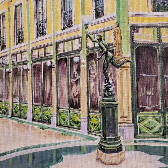 Image 1 of “Pasaje Gutiérrez, Valladolid” José A. Herrero – Pintura Contemporánea