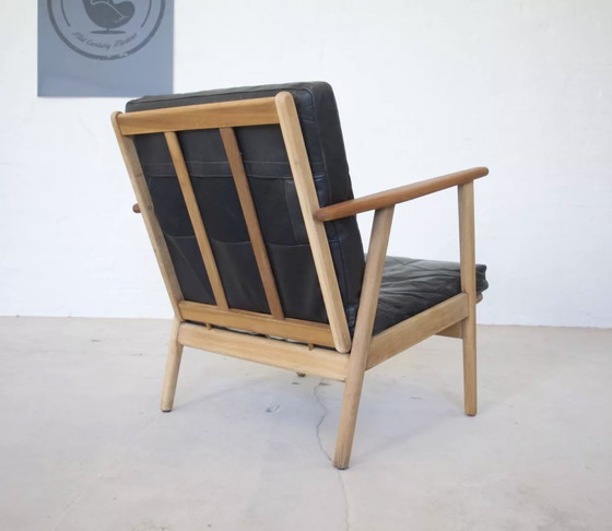 Image 1 of Danish mid-century teak & oak armchair, 1950s
