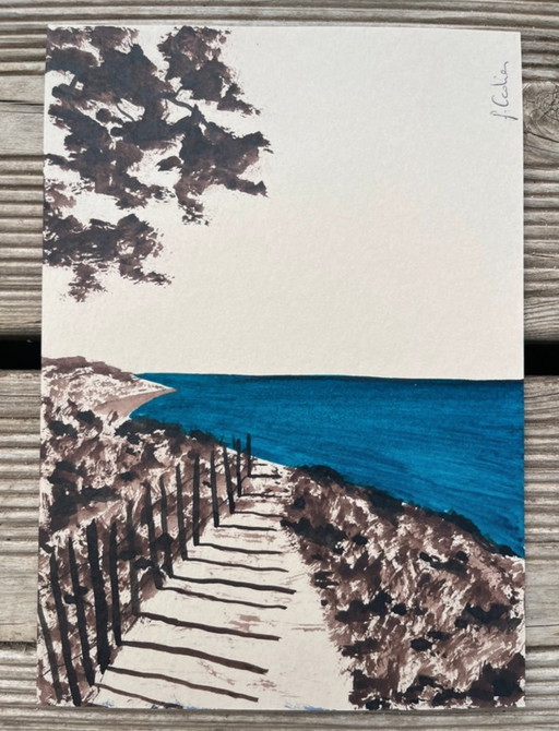 Artist's sketch 21x15cm