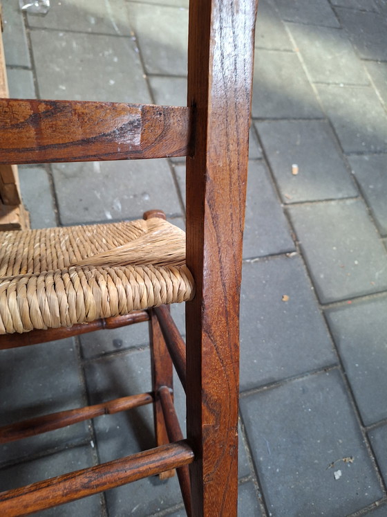 Image 1 of Ulmenholzstuhl aus dem 19. Jahrhundert