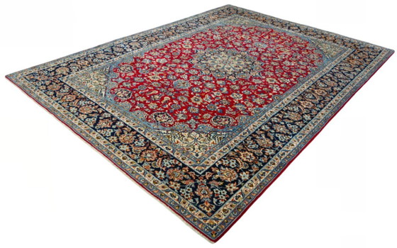 Image 1 of Tapis persan Isfahan noué à la main en liège - 414 x 300 cm