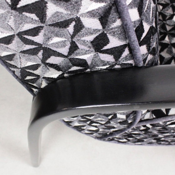 Image 1 of 2xArt Deco Armchairs No.139 "Night sky" 