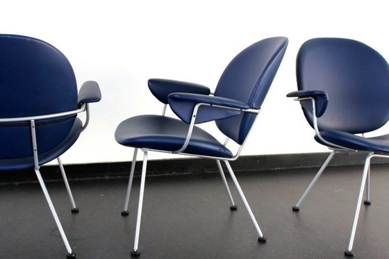 Willem H. Gispen Dutch Original ‘302’ Armchair for Kembo, Metal, Grey (photo 7 of 7)