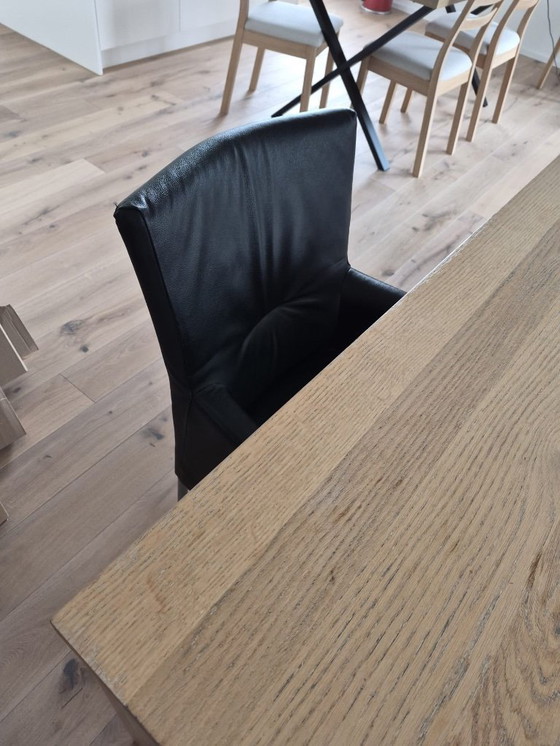 Image 1 of 4 schwarze Ledersessel