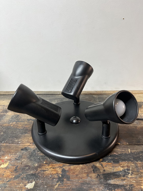 Image 1 of Plafoniera a tre faretti / lampada da soffitto vintage post-moderna Phase Madrid