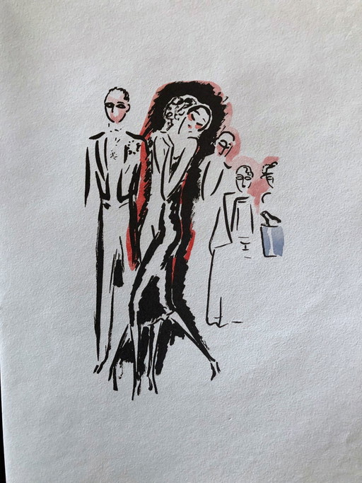 Kees van Dongen La Garconne 1925 pochoir