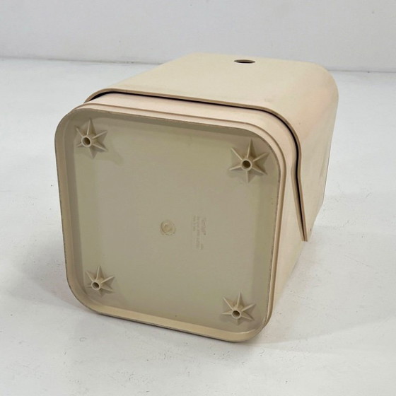 Image 1 of Cesto de ropa beige de Anna Castelli para Kartell, años 70