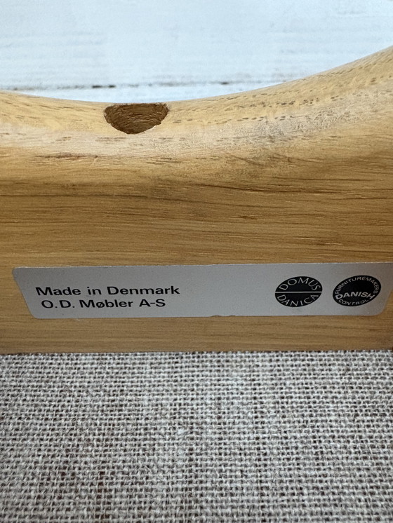 Image 1 of Set of 2 vintage Erik Buch model 61 bar stools