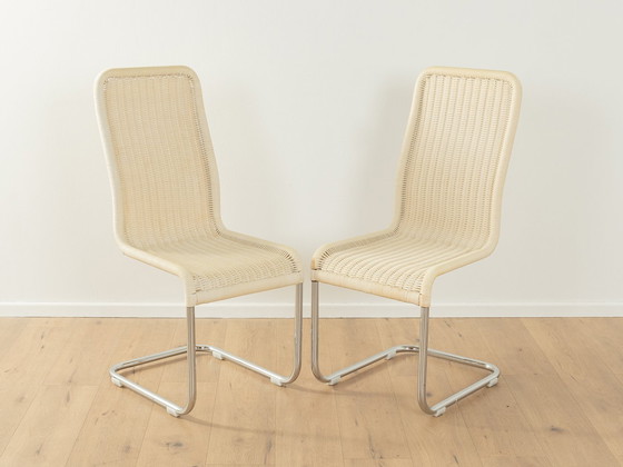 Image 1 of 2x B25 sledestoelen van Marcel Breuer, Tecta