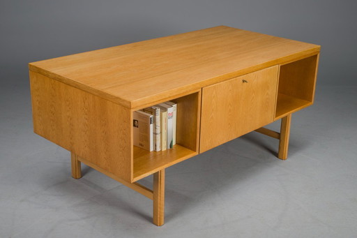 Mod. 76 Executive Oak Desk by Gunni Omann for Omann Jun, 1960s