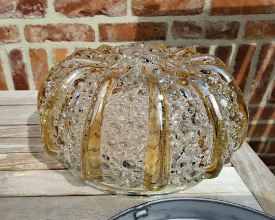 Image 1 of 2 vintage ceiling lamps with bubble pattern, Maison Limburg style Helena Tynell j 60/70