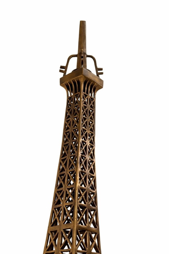 Image 1 of Sculpture de la Tour Eiffel | Bronze massif | Hauteur : 140 cm