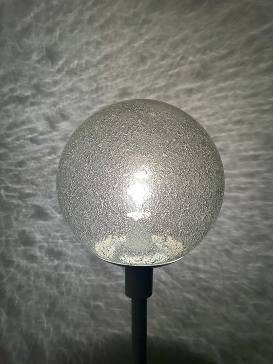 Image 1 of Vintage vloerlamp bubbel glas 