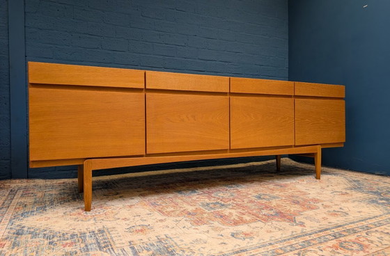 Image 1 of Vintage XXL Lowboard, Ib Kofod Larsen For Faarup Møbelfabrik, 1960s