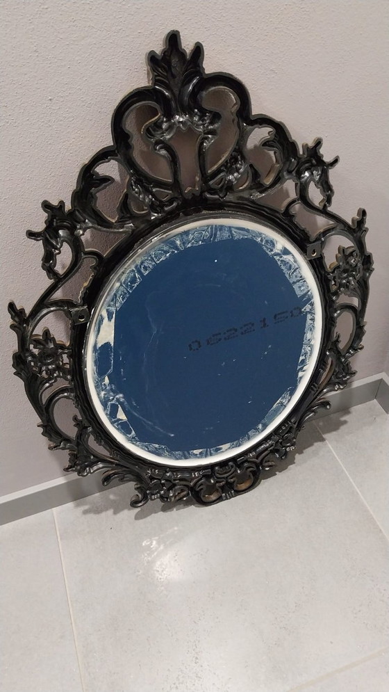 Image 1 of Ovale Barok Spiegel Antiek Goud 58x84 Cm Sierlijst