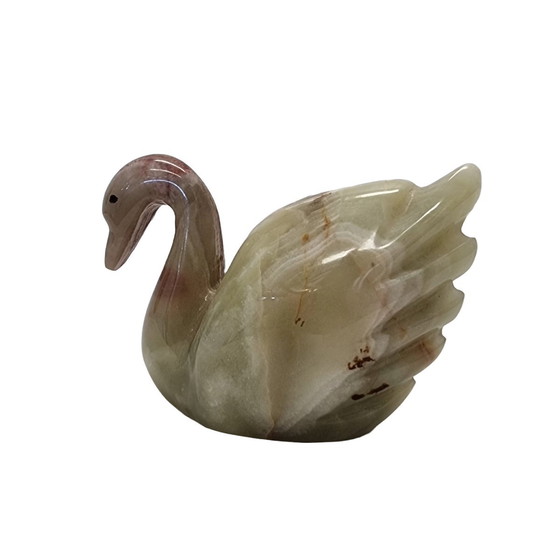 Image 1 of Cigno di marmo d'epoca