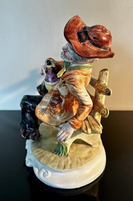 Image 1 of Capodimonte vintage porcelain statue