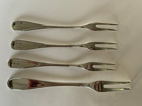 Image 1 of Service de table suédois Faden en argent massif Wilkens, composé de 16 pièces.