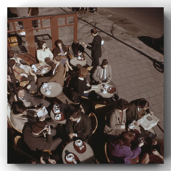 Image 1 of 1 X Rembrandtplein im Herbst, Amsterdam 1961 | Analoge Farbfotografie