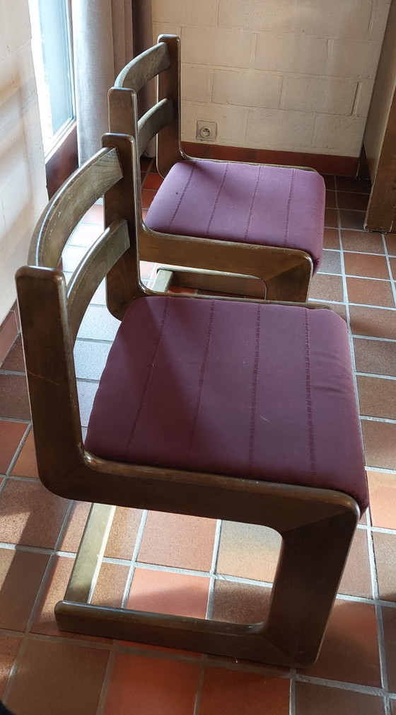 Image 1 of Set di 6 sedie a sbalzo Casala Cantilever