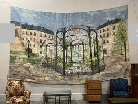 Image 1 of Large canvas (Theater set?)