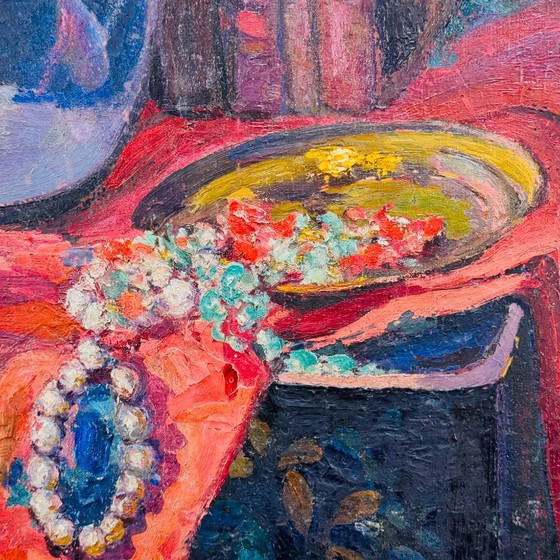 Image 1 of Simone Marie Meunier (Parigi 1890-1969) Olio su tela.