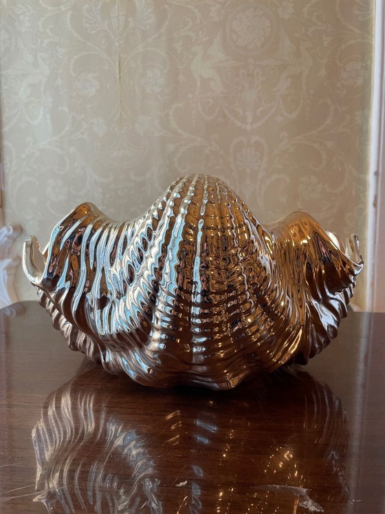 Image 1 of Große, muschelförmige Schale aus 999er Sterlingsilber