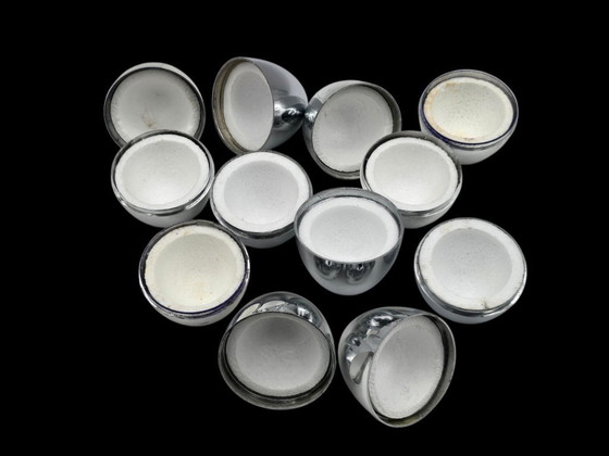 Image 1 of Law of 6 vintage egg cups/warmers