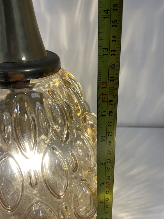 Image 1 of Bubble Round glass pendant lamp 1960s Glashutte Limburg, Helena Tynell