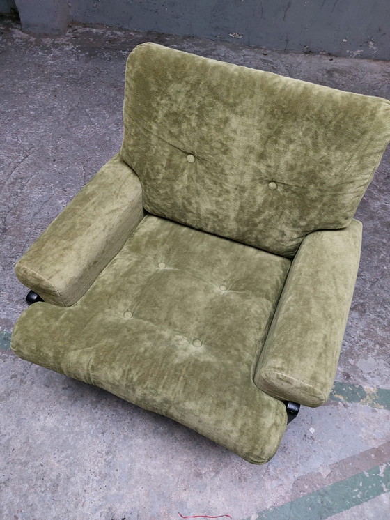 Image 1 of 2 X Mid-Century Green Relax Chairs