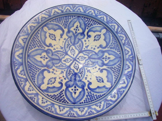 Image 1 of Beautiful solid bowl / wall plate Tunisia? Morocco?)