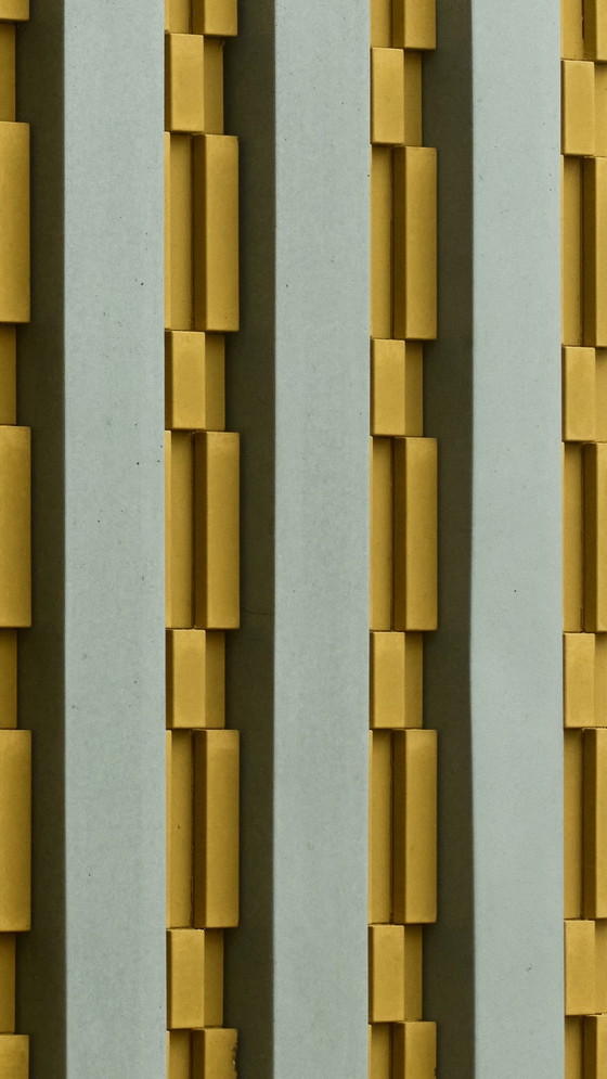 Image 1 of Brutalist Art Deco Inspired Wall Object