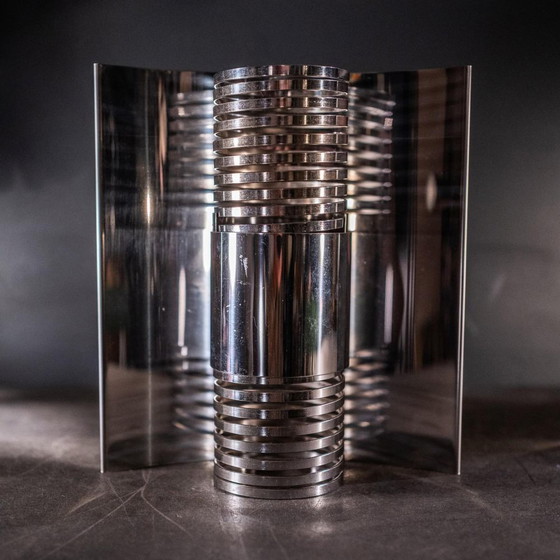 Space Age Spiral Spring Wall Lights in Chromed Steel, 1970s, Set of 2 – Design (photo 10 of 18)