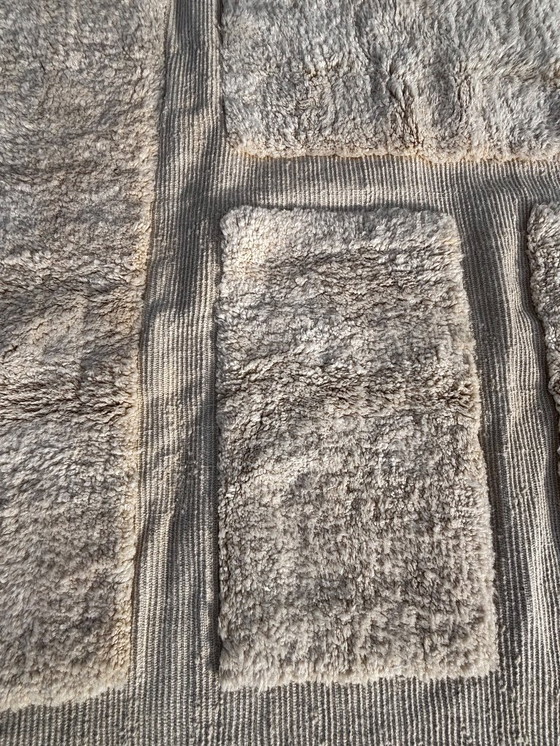 Image 1 of Alfombra marroquí de lana Mrirt (200 x 300 cm) – Alfombra bereber color marfil hecha a mano