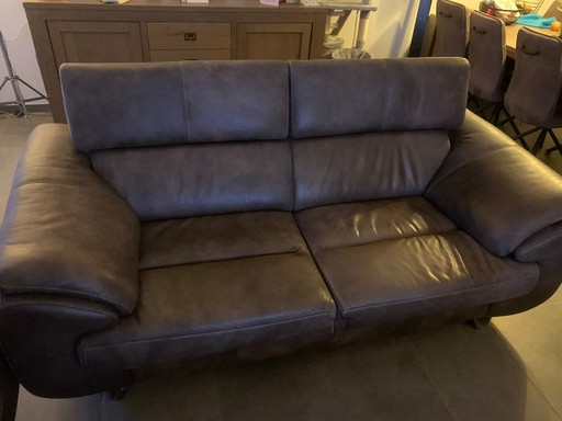 Zwei 2,5-Sitzer Sofas aus weichem Leder von Henders and Hazel