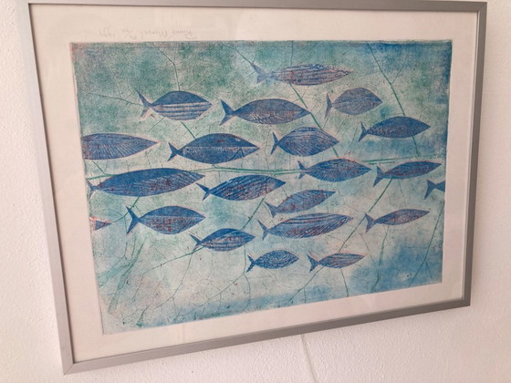 Opera grafica originale dell'artista Rinné Mervel (Delft) – Litografie e stampe, Paper (photo 5 of 13)