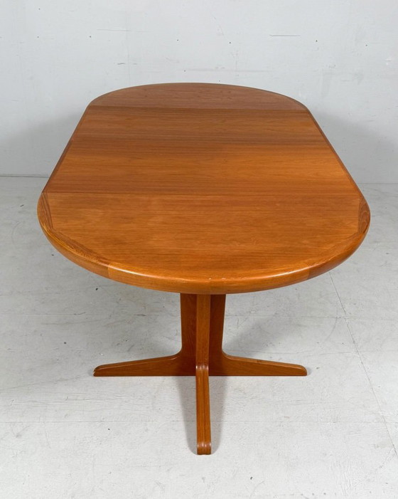 Image 1 of Tavolo da pranzo/tavolo allungabile di metà secolo in teak di VV Møbler, Spøttrup, Danimarca, anni '60