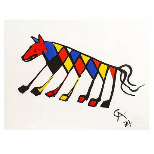 Alexander Calder Beastie Lithograph
