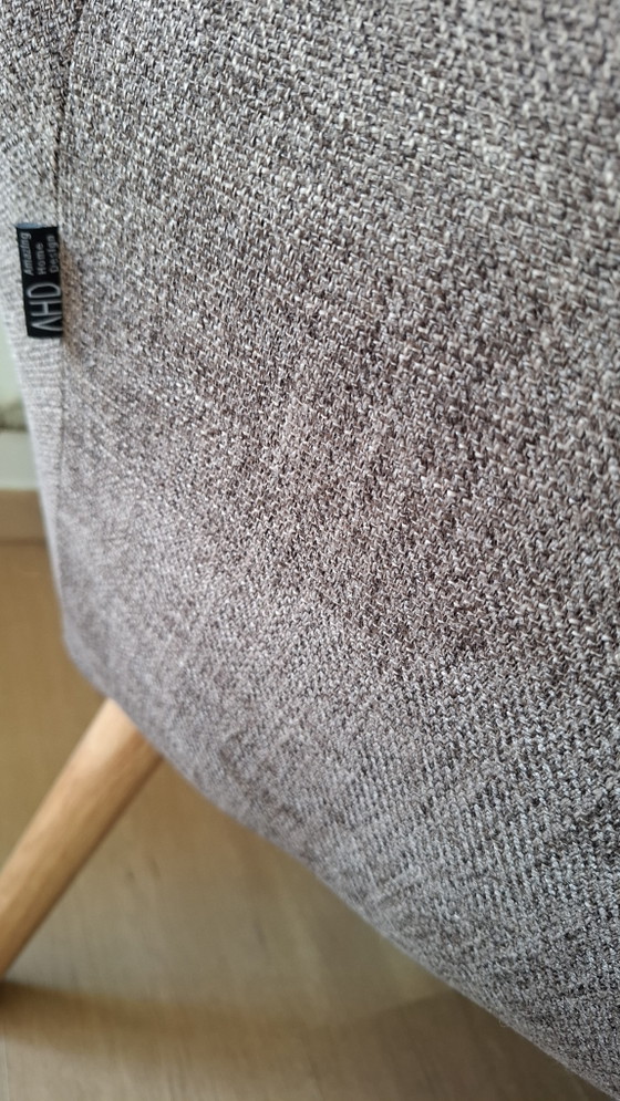 Image 1 of Fauteuil patchwork + repose-pieds