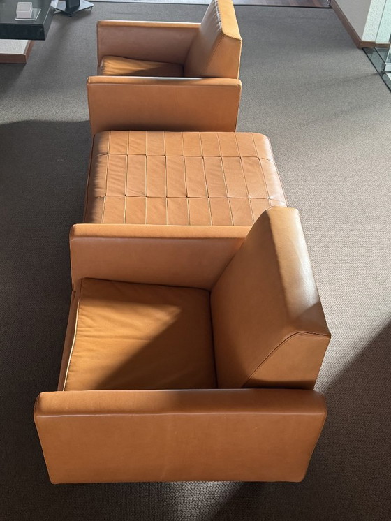 Image 1 of Artifort 410-Theo Ruth-set fauteuils+hocker/salontafel