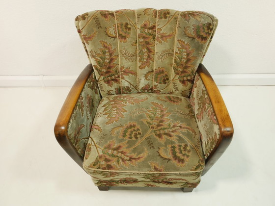 Image 1 of Vintage fauteuil, jaren 50, fauteuil uit het midden van de 20e eeuw, Duitsland