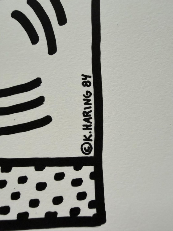 Image 1 of Keith Haring (1958-1990), Untitled, 1984, Copyright Keith Haring Foundation, Licensed by Artestar New York, Printed in the UK