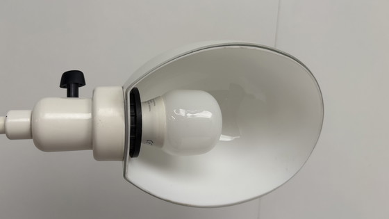 Image 1 of Lampada da parete vintage di design bianco Vetro metallico Vetro lattiginoso