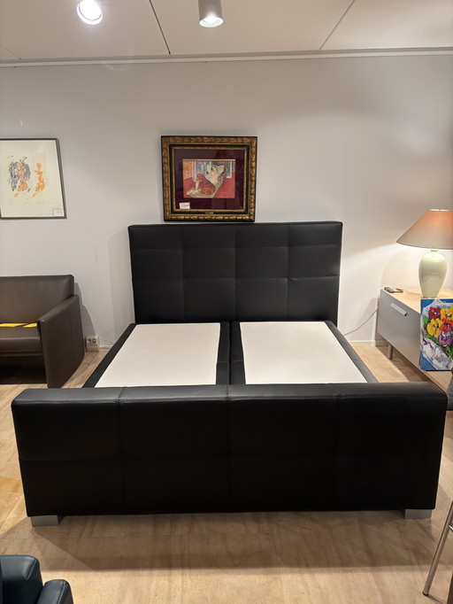1x Leder Boxspring Master