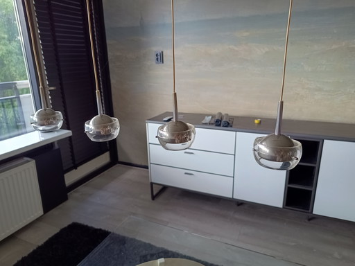 Design 4-tlg. Lampe für über Esstisch oder Couchtisch