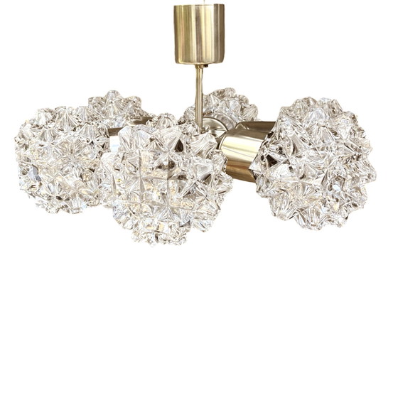 Image 1 of Lámpara de araña Sputnik, Kamenicky Senov, Checoslovaquia, años 70.