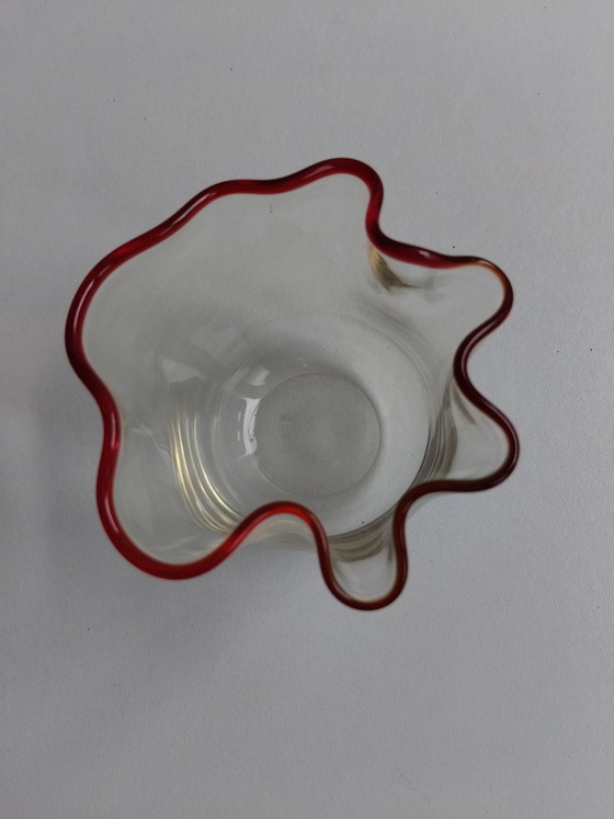 Image 1 of Murano handkerchief vase